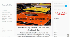 Desktop Screenshot of musclecarlife.com